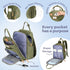 Backpack Pack RUVALINO Diaper Bag - Multifunction Travel Back Maternity Baby Changing Bags, Diaper Changing Totes