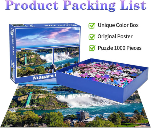 Jigsaw Puzzles for Adults - 1000 Piece Niagara Falls Puzzle