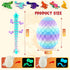 12PCS 3D 3D ENJOYJOY Printed Dragon Eggs, Easter Egg Fillers for Easter Basket Stuffers, Unique Surprise Printed