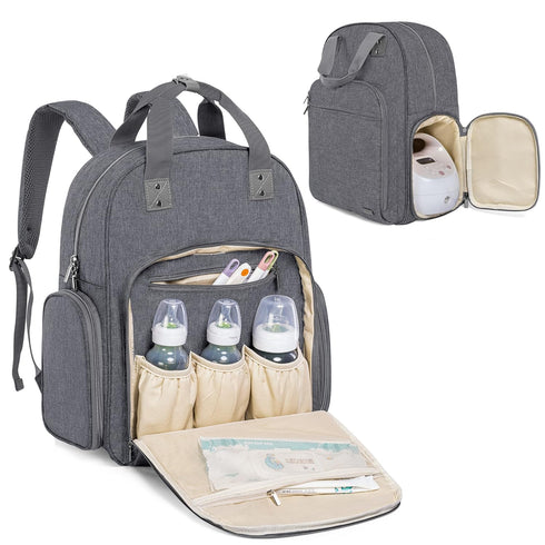 Teamoy Breast Pump Bag, Breast Pump Backpack Compatible with Spectra S1, S2,