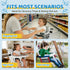 Portable Baby Shopping Cart Seat, High Chair Cover for Outdoor Hygiene and Safety, One-Hand Installation Cart Seat