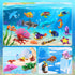 30 Pack 824PCS Sets 6+ Animals Easter Party Favors For Kids, Marine Animal Building Block for Easter Basket Fillers