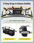 GT2 YOREPEK Heavy Duty Double Stroller Organizer for Bob Duallie, Baby Jogger City Mini and Jeep,Stroller Caddy
