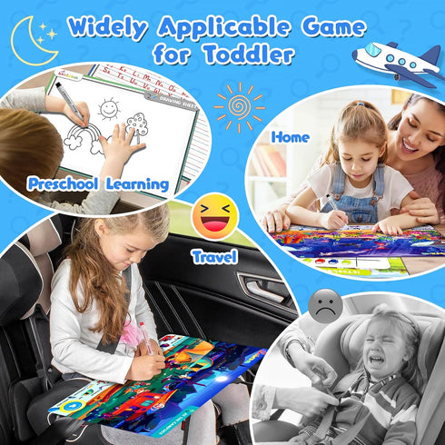 3-8, Baobrava Search and Find Game Books - Preschool Learning Activities for Kids Age Travel Games for or Road Trip Car