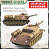 US Army Tank and Army Men Toys Playset, 2pc US Tank Models with 10pc Toy Soldiers, Ideal Military Toy Set