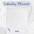 Monogrammed 28 34-inch Embroidered Blanket Baby Beautiful Large Personalized for Boys and Girls Soft Polyester