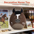 12" PEACH CAT Original Appaloosa Horse Stuffed Animal Cute Horse Plush Soft Plushies Toys Gifts for Kids Adults Dark