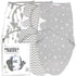 Preemie Swaddles 4-7 lbs, 3-Pack Organic Cotton Sleep Sack - Adjustable Baby Swaddle Blanket Wrap (Galaxy)