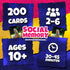 2-5 Social Memory - Strategic Twist On Classic Memory Game! Great for Grandkids, Engaging Matching Cards for Families
