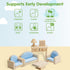 Set PlanToys Living Room Classic for Montessori Inspired Small World Play | Imaginative Storytelling, Social