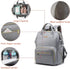 BHAFEM Backpack, Backpack Baby Diaper Bag Baby Bag with Laptop Compartment, Vegan Leather, Large Capacity, Waterproof