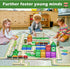Playset 5-7 Magnetic Tiles Railroad Toppers Kids Toys Add-on Train Track Playing with Trains Cars Preschool Learning