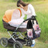OUSIKA Backpack Daypacks Flower Blossom Print Diaper Bag Multifunction Laptop Travel Large Nappy Bag, Black, One Size