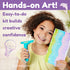 7+) Creativity for Kids Squeegeez Magic Reveal Craft Kit: Mermaid - Dot Painting Art Kits for Kids, Cool Mermaid Gifts