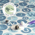 42 Inches 42 Inches, S&T INC. Baby Splat Mat for Under High Chair, Water Resistant Floor Mat, by Blue Alphabet