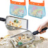 2 PCS Beach Mesh Shovel Sand Sifters with 2 PCS Mesh Beach