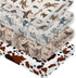 Besaomeom 4 Pack Western Cowboy Crib Sheet Set for Boys or Girls, Neutral