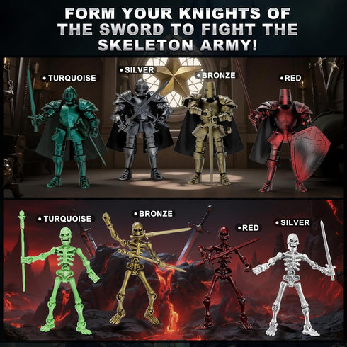 BOZOBO 8pcs 13 13 Set Style3D 13-Action Action Figures Assembly RequiredDIY Multi-Colored Titan Action Figure