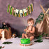 TUTOTU 1st Birthday Monkey Banner - Safari Jungle Party High Chair Decor