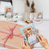 4x6 A04 Under the Sea Photo Frame, Me & My Brother Wooden Picture Frame with Easel, Photo Insert, Newborn Gifts