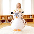 EARTHSOUND Giant Penguin Plush Toy, Large Jumbo 23" Soft Toys, Cute Huge Fluffy Oversized Fat Plushie, Gifts for Kids