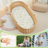2 Pack FIOBEE Baby Bassinet Sheets for Girls Boys Waterproof Bassinet Mattress Elastic Fitted Crib Sheets Universal Fit