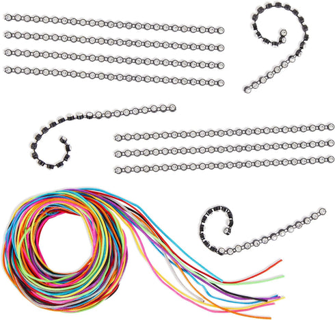 Friendship Sparkles Creation Kit, 31pc Bracelet Making Kit with Rhinestone Chains, DIY Jewelry Kits for Kids 8+