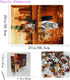 Jigsaw Puzzles 1000 Pieces for Adults, Cat Tiger Puzzle, Unique Difficult Large Puzzle Game Gift