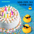 36 36 Chivao Pcs Mini Rubber Ducks with Sunglasses Rubber Ducks in Bulk Bathtub Duckies Toys for Kids Christmas