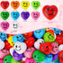 100PCS SHQDD Stress Balls, Heart Stress Balls for Adults & Kids, Mini Foam Ball Stress Relief Toys, Fidget Anxiety