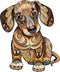 KAAYEE Wooden Jigsaw Puzzles - Dachshund Unique Shape Advanced Animal Puzzle, Best Gift for Family, 200pcs