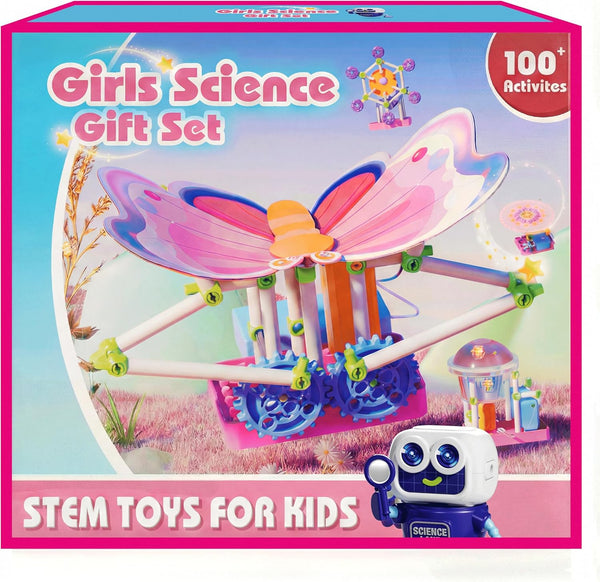 SMILESSKIDDO 100+ Girls Science Kit for Kids Ages 5 6 7 8