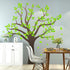 Amaonm Removable Cartoon Giant Brown Tree Wall Decals - DIY Leaves Wall Sticker for Nursery, Kids Room, Bedroom, Living
