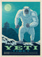 MyPuzzle Mythical Creatures: Yeti, Vintage Poster - Premium 1000 Piece Jigsaw Puzzle for Adults