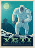 MyPuzzle Mythical Creatures: Yeti, Vintage Poster - Premium 1000 Piece Jigsaw Puzzle for Adults