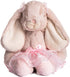 DILLY DUDU Ballerina/Ballet Bunny Plush Toy, Stuffed Animal Rabbit Doll 10-inch (Pink)