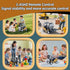 Cranes,1/64 Truck,2 1 GRANTLEY Remote Control RC Forklift Mini Rechargeable Forklift in Transform Lift Fork & Hook