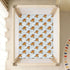 miaozhen 1 Pack 52x28 Cotton Baby Crib Sheets Soft Cute Cartoo Brown Horse Zebras Stripes Muslin Crib Sheets