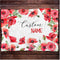 Personalized Poppies Flower Baby Blanket, Poppies Baby Nursery Bedding Blanket, Custom Poppies