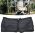 Fdit PU Baby Stroller Handle Cover, Removable Zipper Protector Sleeve for Armrest, Black