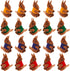 20Pcs Kangaroo Clip Buddy, Kangaroo Stuffed Animal Pencil Toppers, Cute Toy for Prizes