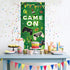 Green Level Up Game On Door Banner - Video Game Party Decoration and Photo Backdrop for Boys 1st Birthday