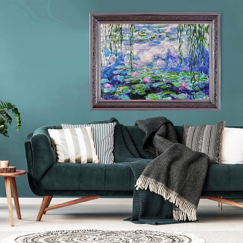 Moruska Water Lilies by Claude Monet 1000 Piece Jigsaw Puzzle, Museum Collection Famous Paintings
