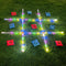 Outdoor Games Giant Tic Tac Toe, Glow in the Dark Yard Lawn Game for Family Fun