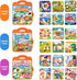 BlivEclat 3 Pack 3-6, Set Reusable Water Painting Books for Toddlers Ages Magic Water Color Paint Books with Pens Water