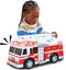 Sunny Days Entertainment Maxx Action 12’’ Large Fire Truck - Lights and Sounds Vehicle with Extendable Ladder