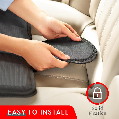 2 Pack Helteko Carseat Protector with Thickest Padding, Auto Seat Pad from Waterproof & Stain Resistant for Child Baby