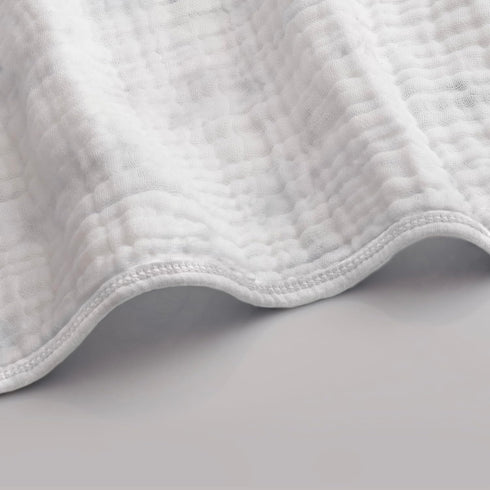32"x32", 100% 6 Pack 2 Muslin Hooded Baby Towels for Newborns, Cotton Layers Super Soft Absorbent Breathable, Baby Bath