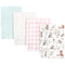 Hudson Baby Unisex Baby Cotton Flannel Burp Cloths - Enchanted Forest, One Size