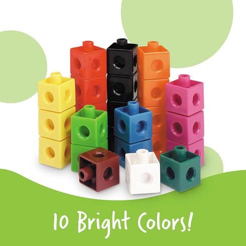 Learning Resources Snap Cubes, 100 Pieces, Educational Counting Toy for Ages 5+, Classroom Supplies